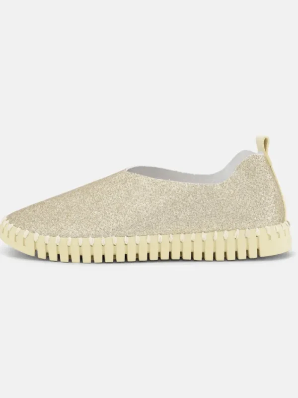 Ilse Jacobsen Footwear | Footwear^Slip On Flats In Platin TULIP3272GB Col 780