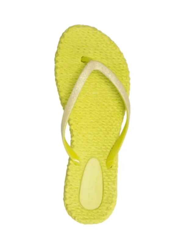 Ilse Jacobsen Sandals | Footwear^T Flip Flops With Glitter Cheerful 01 Lime