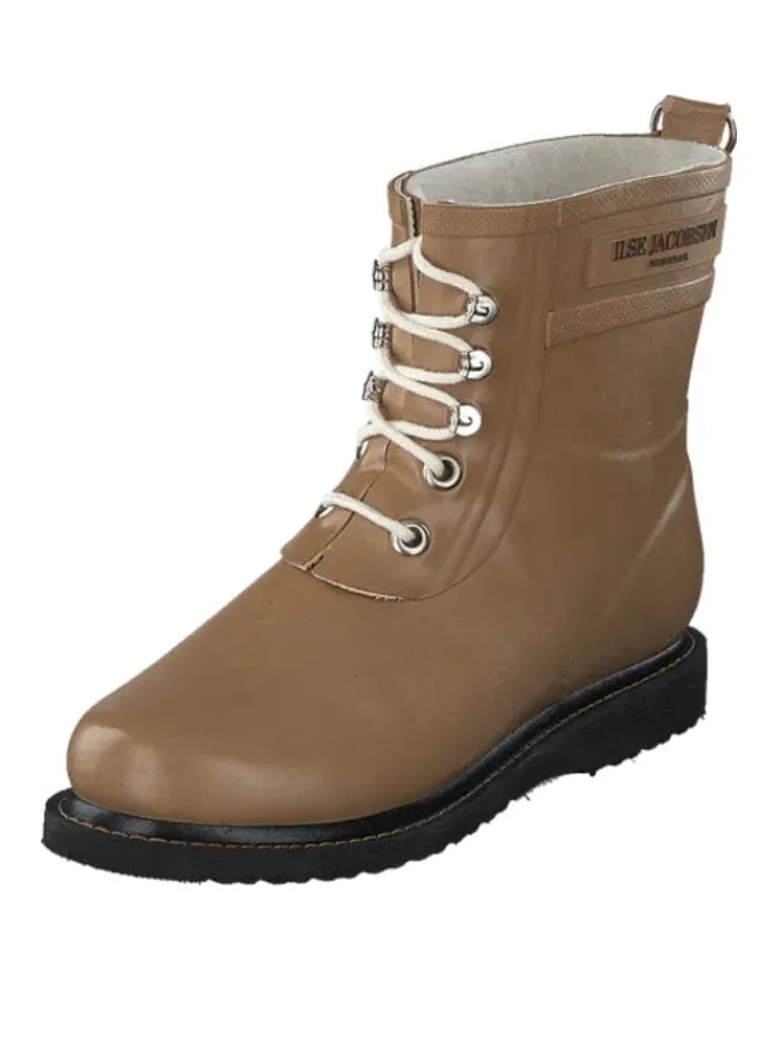 ilse_jacobsen_t_otter_sho_0.webp Ilse Jacobsen Footwear | Footwear^T Otter Short Rubber Lace Up Wellington Boots RUB 2 224