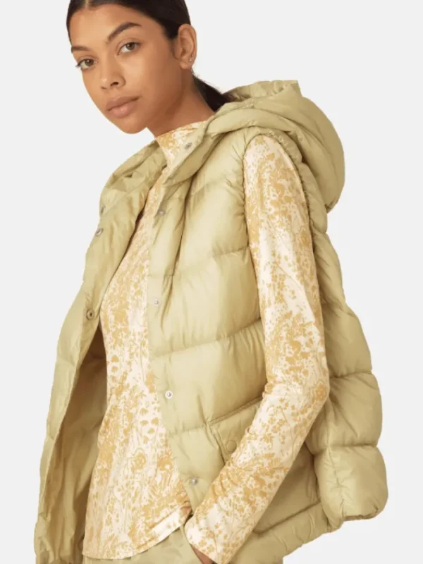 Ilse Jacobsen Coats And Jackets | Puffers And Gilets^WALK06 Olive Grass Padded Gilet 459