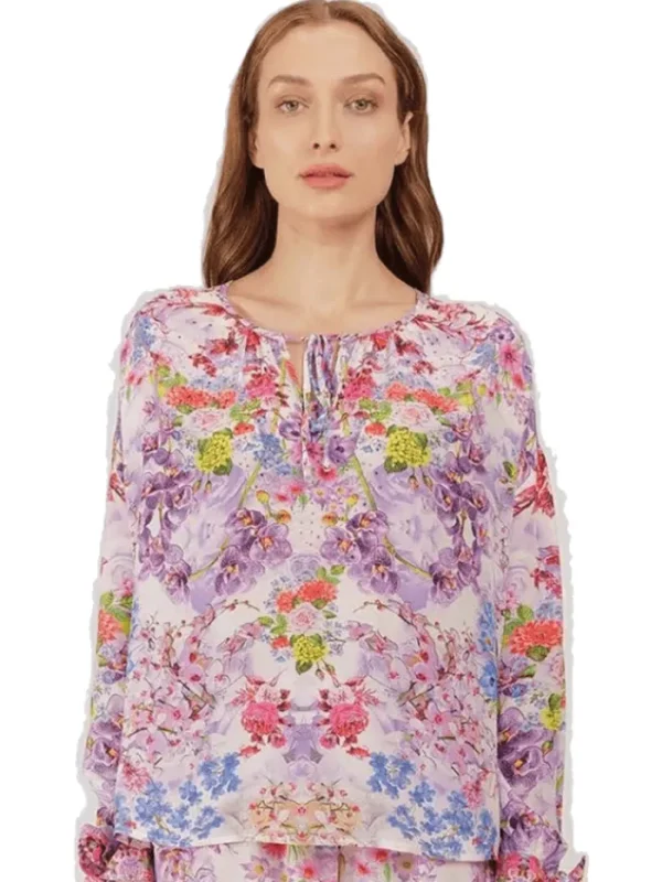 Inoa Tops | Beachwear^Como Sago Top In Lilac With Crystals
