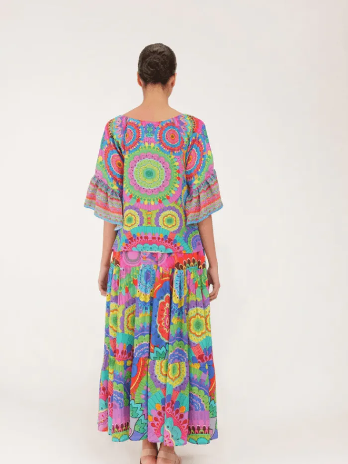 inoa_roma_kentia_bright_m_2.webp Inoa Tops | Beachwear^Roma Kentia Bright Multi Print Top With Crystals