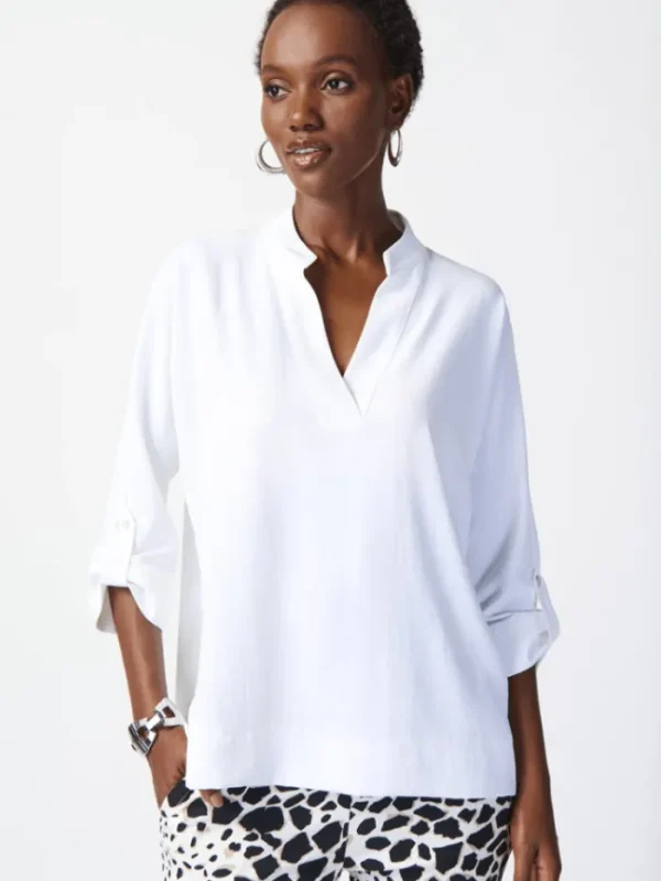 Joseph Ribkoff Tops | Gifts Under £250^Boxy Top with Dolman Sleeves In Vanilla 241039 Col 1761