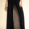 Joseph Ribkoff Party Wear | Trousers^Chiffon Overlay Straight Leg Trousers 233773 Col 11