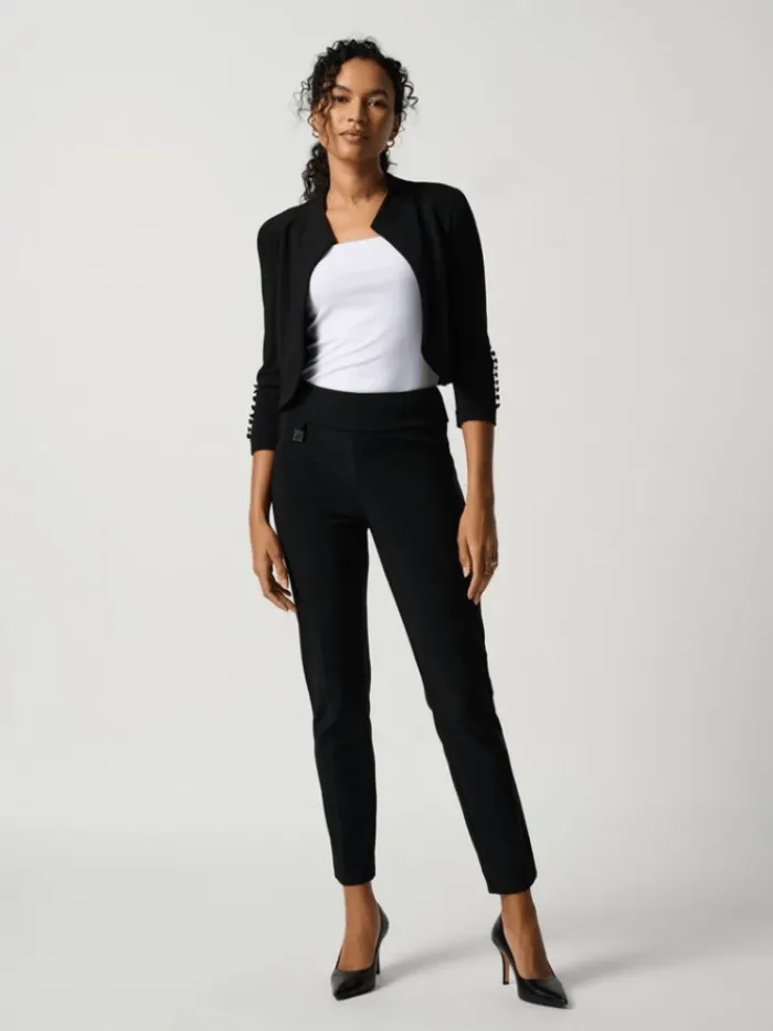 joseph_ribkoff_classic_ta_1.webp Joseph Ribkoff Trousers | Gifts Under £250^Classic Tailored Slim Trousers In Black 144092NOS Col 1