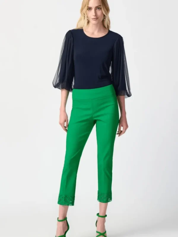 Joseph Ribkoff Trousers | Gifts Under £250^Crop Pull On Trousers In Island Green 241102 Col 4203