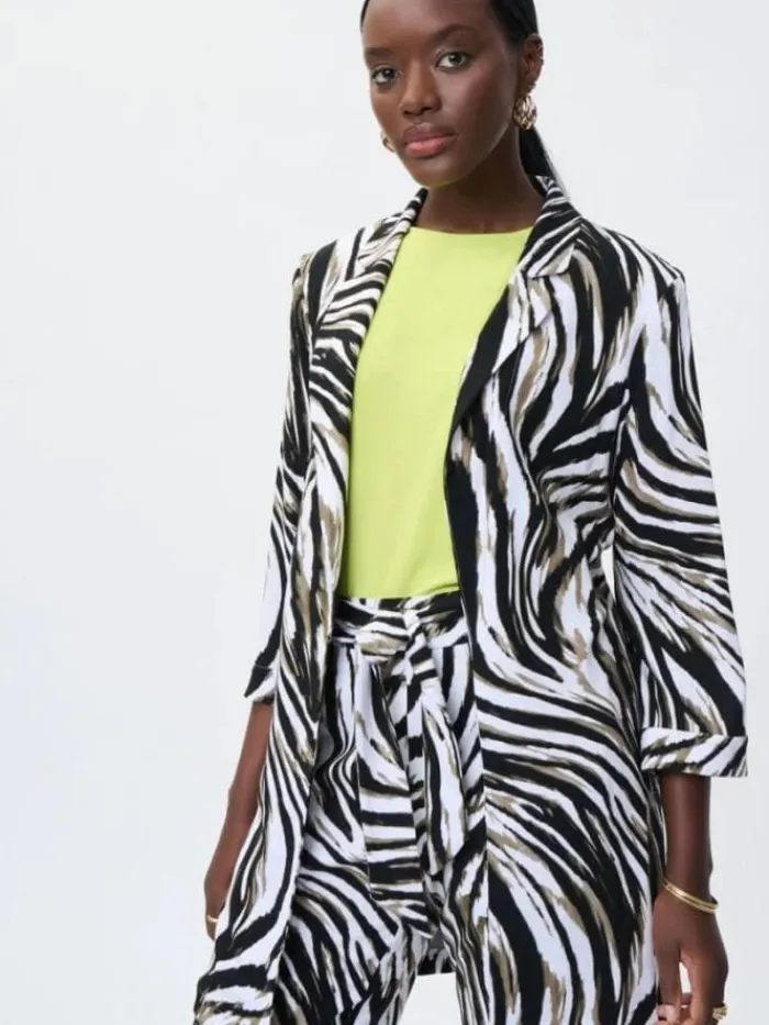 joseph_ribkoff_linen_look_0-1.webp Joseph Ribkoff Gifts Under £100^Linen Look Animal Print Jacket 231139 2539