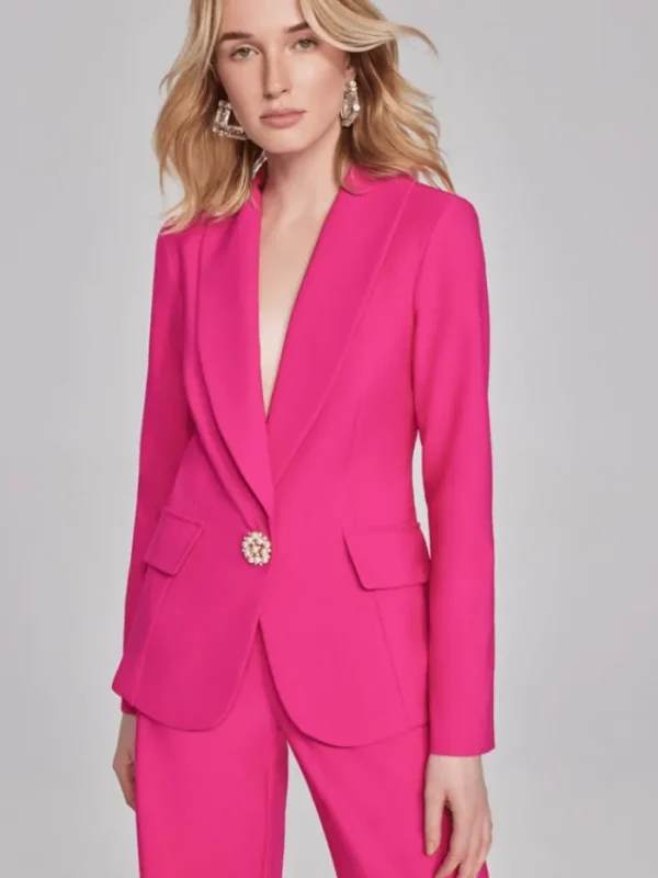 Joseph Ribkoff Coats And Jackets | Gifts Under £250^Lux Twill Fitted Blazer With Ornament Closure 241737 Co