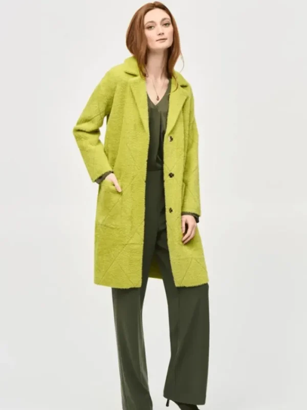 Joseph Ribkoff Coats And Jackets | Gifts Under £250^Notched Collar Coat In Wasabi 233951F24 Col 4277
