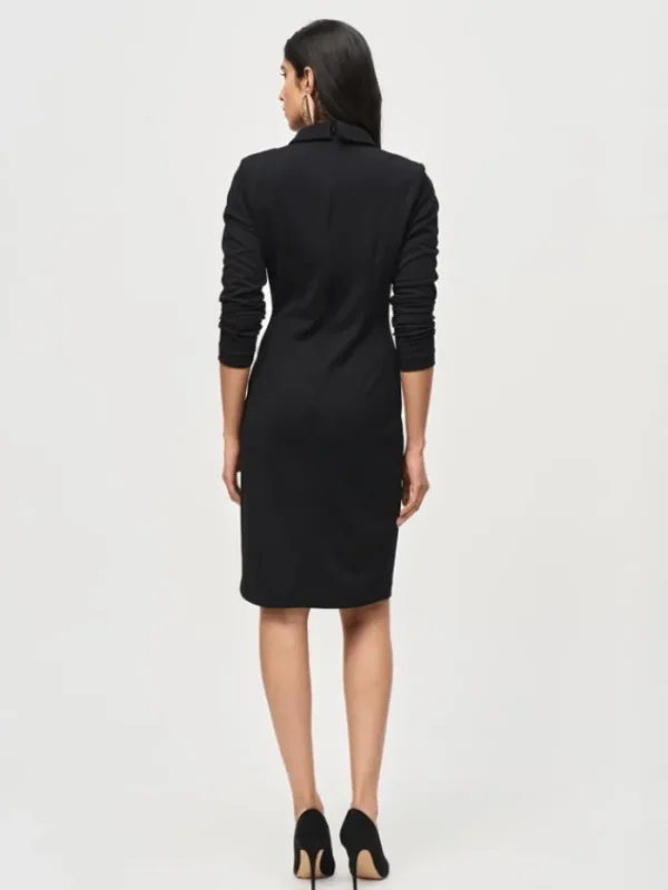Joseph Ribkoff Dresses | Party Wear^Scuba Crepe Coat Dress In Black 243146 Col 11
