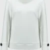 Joseph Ribkoff Tops | Gifts Under £250^Scuba Jersey Boxy Top In Off White 244129 Col 34