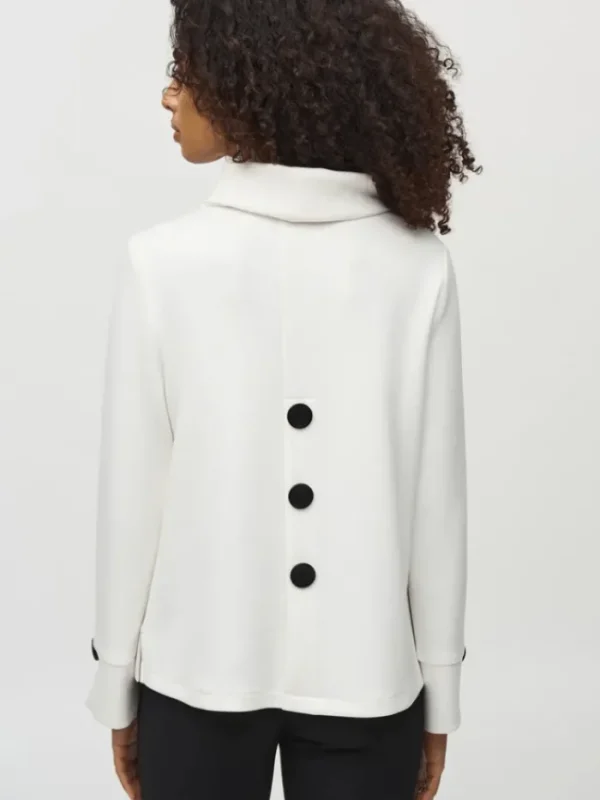 Joseph Ribkoff Tops | Gifts Under £250^Scuba Jersey Boxy Top In Off White 244129 Col 34