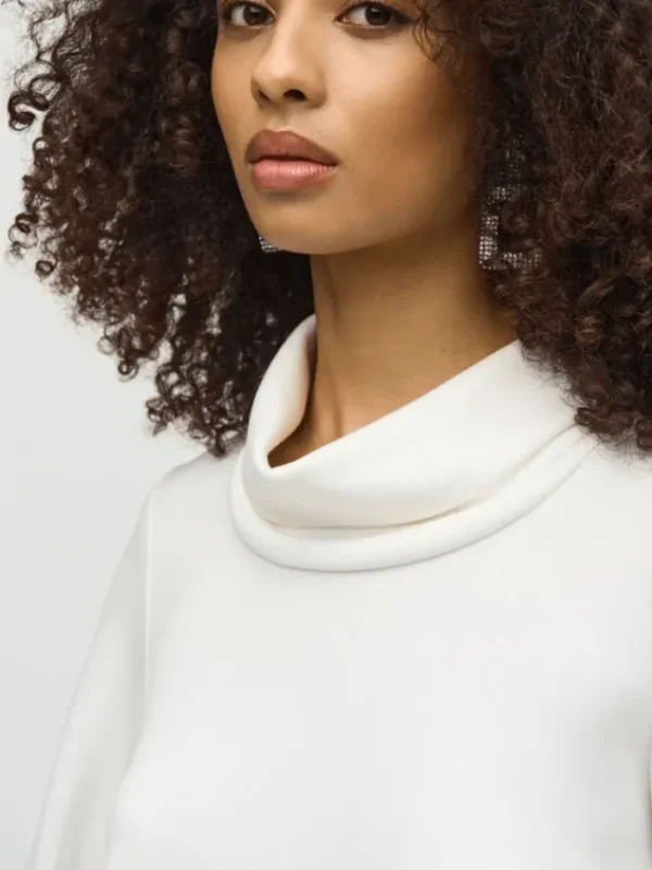 Joseph Ribkoff Tops | Gifts Under £250^Scuba Jersey Boxy Top In Off White 244129 Col 34