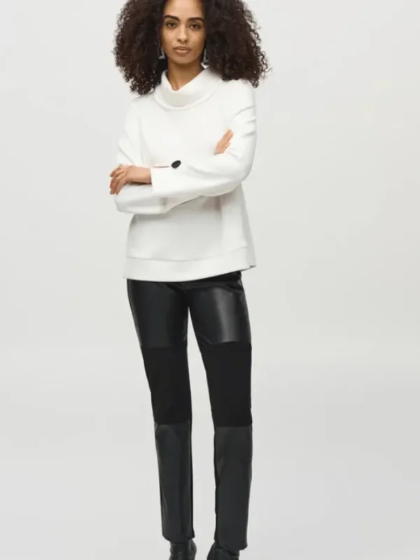 Joseph Ribkoff Tops | Gifts Under £250^Scuba Jersey Boxy Top In Off White 244129 Col 34