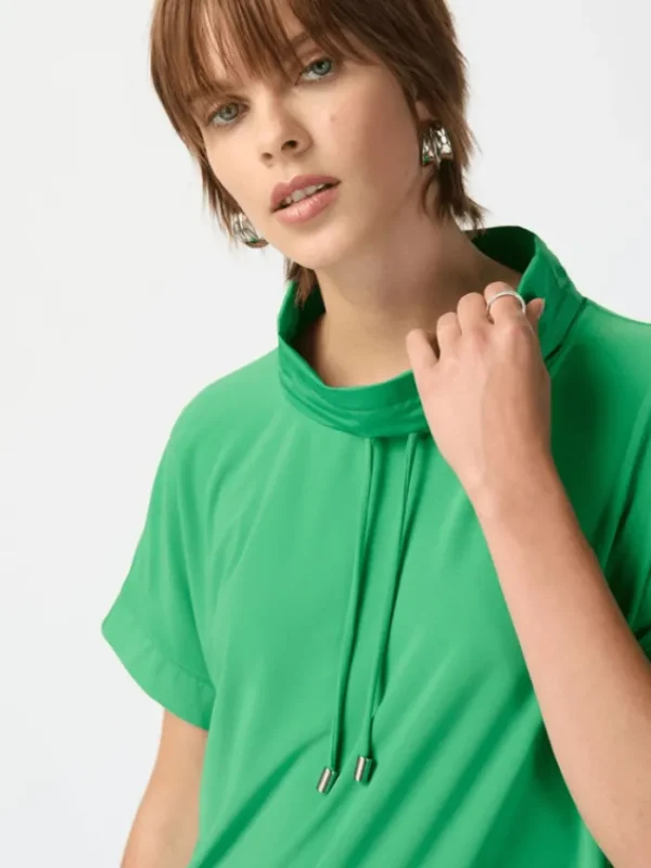 Joseph Ribkoff Sweatshirts And T-Shirts | Tops^Silky Knit Straight Top With Cowl Neck 241078 Col 4203