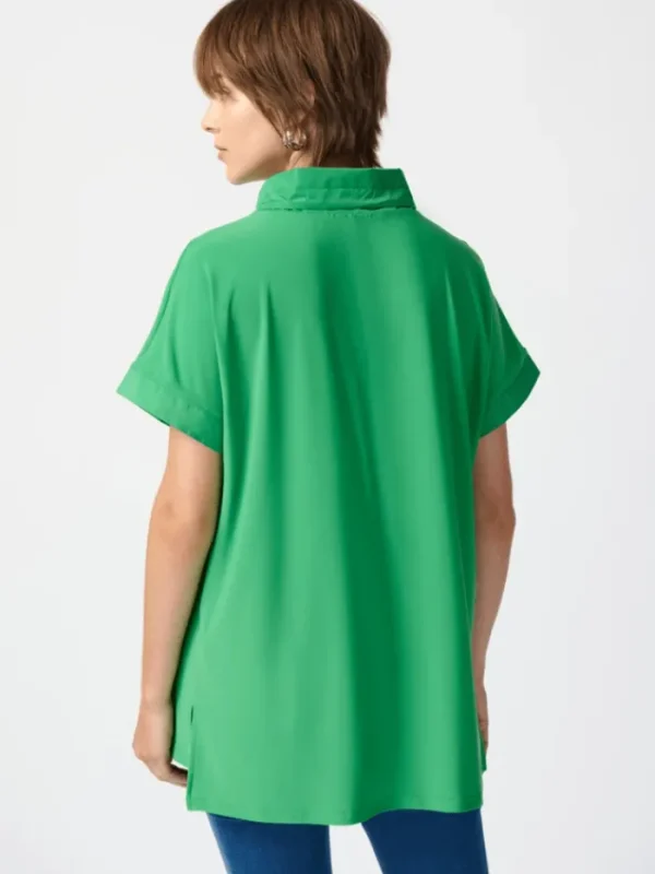 Joseph Ribkoff Sweatshirts And T-Shirts | Tops^Silky Knit Straight Top With Cowl Neck 241078 Col 4203