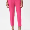 Joseph Ribkoff Trousers | Gifts Under £100^Stretch Woven Twill Cropped Trousers Pink 232222 3965