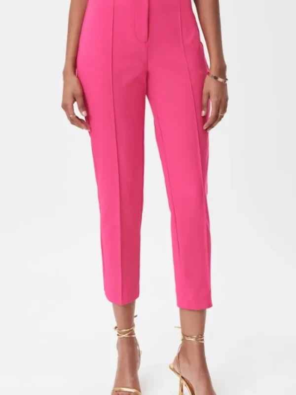 Joseph Ribkoff Trousers | Gifts Under £100^Stretch Woven Twill Cropped Trousers Pink 232222 3965