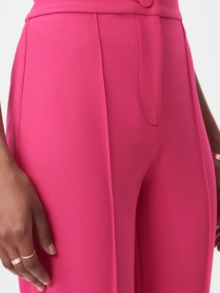 joseph_ribkoff_stretch_wo_2.webp Joseph Ribkoff Trousers | Gifts Under £100^Stretch Woven Twill Cropped Trousers Pink 232222 3965