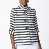 Joseph Ribkoff Coats And Jackets | Gifts Under £250^Striped Jacquard Trapeze Jacket 241253 Col 511