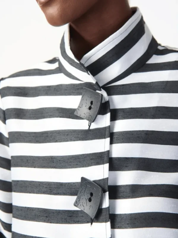 Joseph Ribkoff Coats And Jackets | Gifts Under £250^Striped Jacquard Trapeze Jacket 241253 Col 511