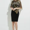 Joseph Ribkoff Dresses | Gifts Under £100^T Animal Print Black Dress 224173 295