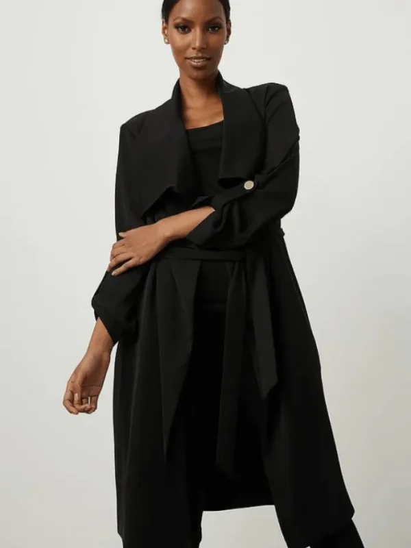 Joseph Ribkoff Gifts Under £100 | Gift Sale^T Black Long Belted Jacket 213654 11