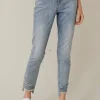 Joseph Ribkoff Gifts Under £100^T Blue Denim Diamante Hem Jeans 221944 156
