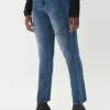 Joseph Ribkoff Gifts Under £50^T Blue Embellished Front Jeans 223935 3699