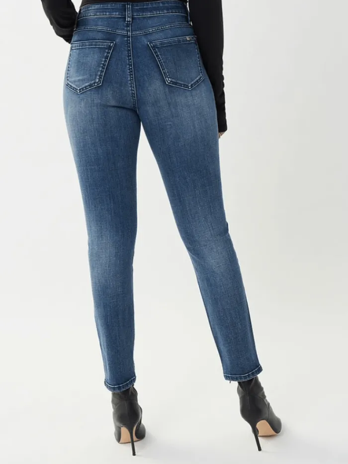 joseph_ribkoff_t_blue_emb_1.webp Joseph Ribkoff Gifts Under £50^T Blue Embellished Front Jeans 223935 3699