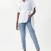 Joseph Ribkoff Gifts Under £100^T Light Blue Denim Sparkle Rhinstone Jeans 222921 3303