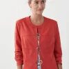 Joseph Ribkoff Gifts Under £100^T Red Suede Jacket 222900 3844