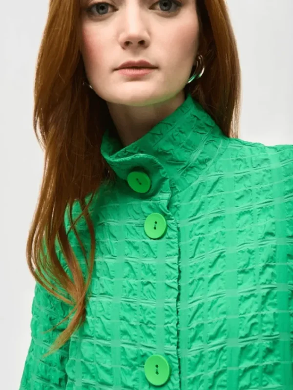 Joseph Ribkoff Coats And Jackets | Gifts Under £250^Textured Woven Jacket With Stand Collar 241069 Col 4203