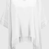 Joseph Ribkoff Tops | Luxury Gifts^Women's Chiffon And Silky Knit Poncho Top 251095 Col 17