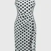 Joseph Ribkoff Dresses | Luxury Gifts^Women's Lux Twill Dot Print Halter Dress 251759 Col 184