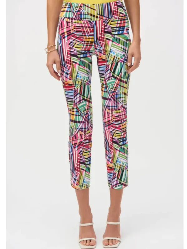 Joseph Ribkoff Trousers | Gifts Under £250^Women's Millennium Print Straight Leg Trousers 252233 C