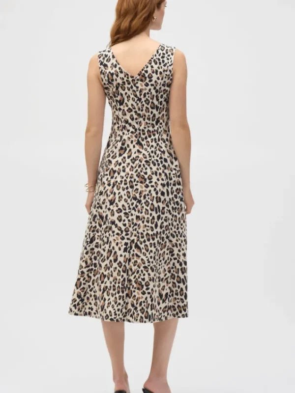 Joseph Ribkoff Dresses | Party Wear^Women's Poplin Animal Print Fit and Flare Dress 252095