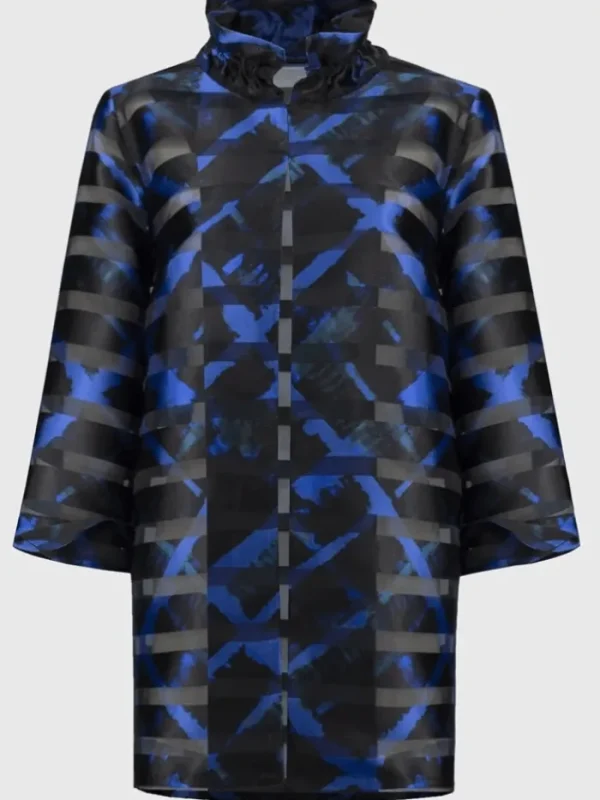 Joseph Ribkoff Coats And Jackets | Party Wear^Women's Satin and Organza Plaid Jacket 244198 Col 178