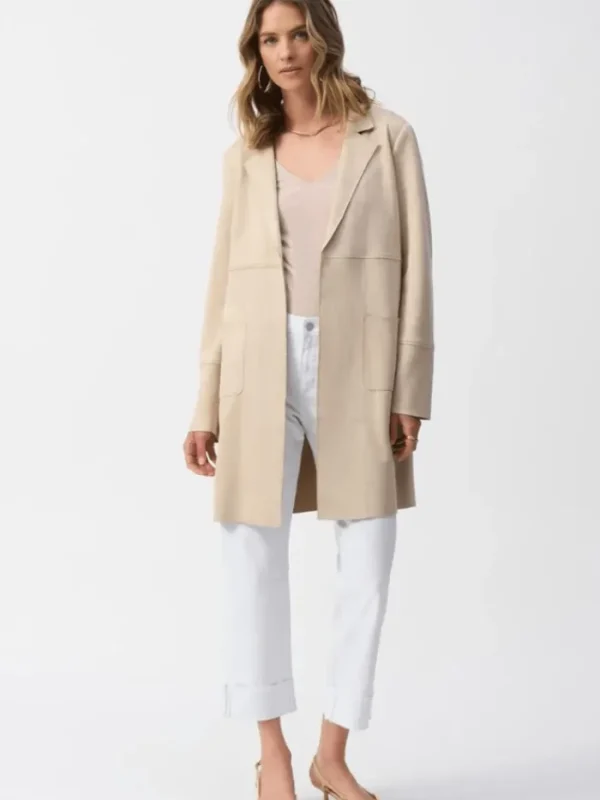 Joseph Ribkoff Coats And Jackets | Luxury Gifts^Women's Scuba Suede Straight Jacket 251941 Col 4370