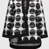 Joseph Ribkoff Coats And Jackets | Luxury Gifts^Women's Shadow Stripe Dot Print Swing Jacket 251772 Col