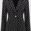 Joseph Ribkoff Coats And Jackets | Luxury Gifts^Women's Silky Knit Dot Print Boxy Blazer 251051 Col 110