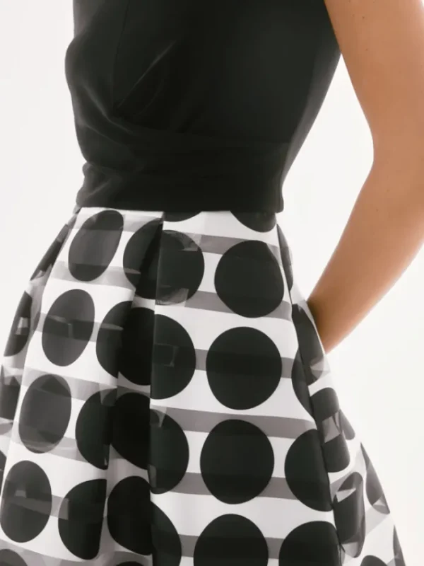 Joseph Ribkoff Dresses | Luxury Gifts^Women's Silky Knit And Dot Pattern Dress 251754 Col 110