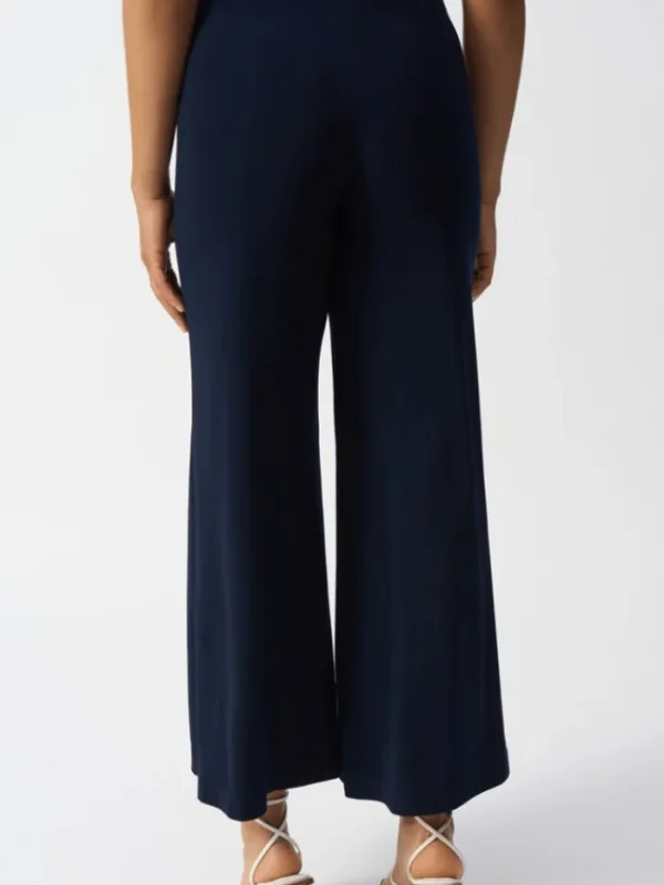 Joseph Ribkoff Trousers | Gifts Under £250^Women's Silky Knit Wide Leg Trousers In Midnight Blue 2
