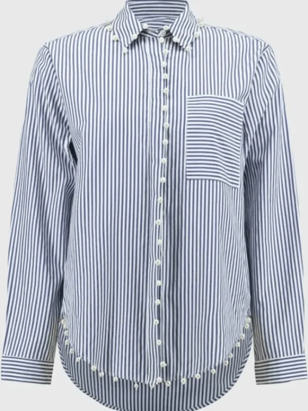 Joseph Ribkoff Tops | Gifts Under £250^Women's Striped Stretch Cotton Shirt 251942 Col 2230
