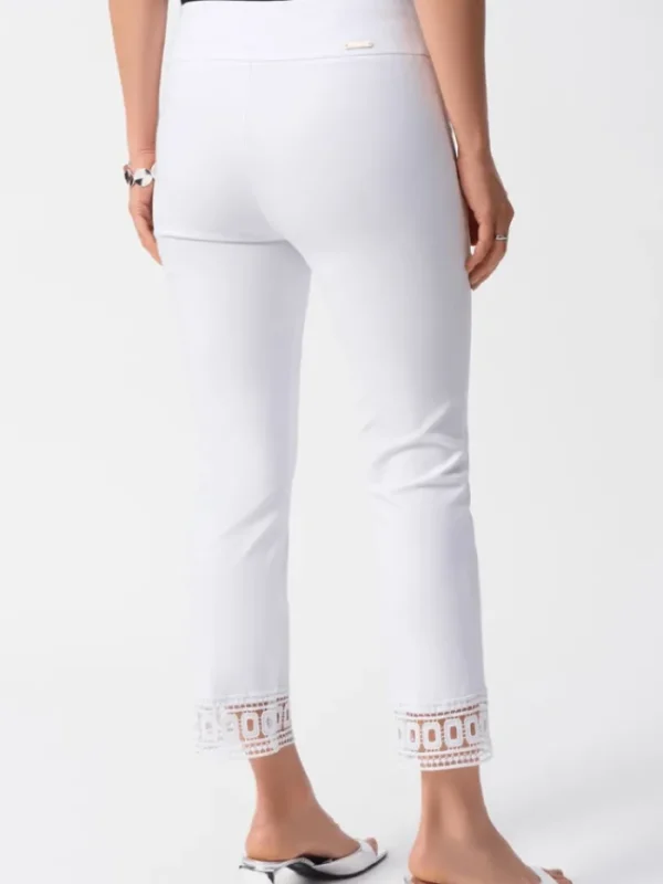 Joseph Ribkoff Trousers | Gifts Under £250^Women's White Millennium Cropped Pull On Trousers 25105