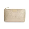 Katie Loxton Make Up Bags | Bags^Mia Metallic Gold Make Up Bag KLB383