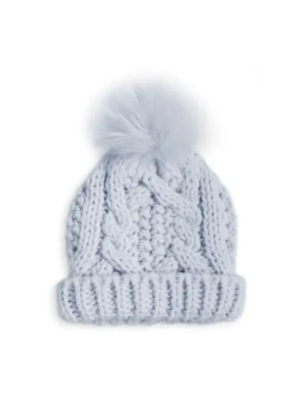 Katie Loxton Baby Accessories | Gifts Under £50^T Baby Bobble Hat Blue BA0020