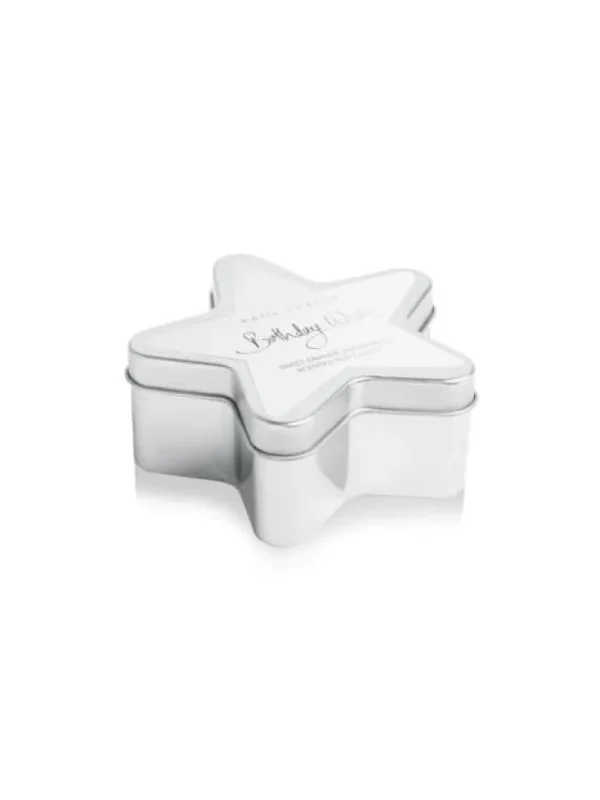 Katie Loxton Gifts Under £50 | Candles And Diffusers^T Birthday Wishes Candle Silver Star Tin KLC050