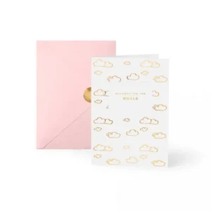 Katie Loxton Baby Accessories | Gift Sale^T Greetings Card Welcome To The World KLGC066