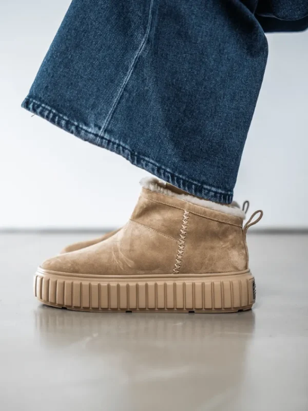 Kennel u0026 Schmenger Footwear | Footwear^Kennel & Schmenger Beige Pull On Suede Ankle Boots 41-25260-566